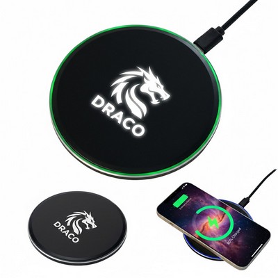 15W LED Light-Up Logo Wireless Charger