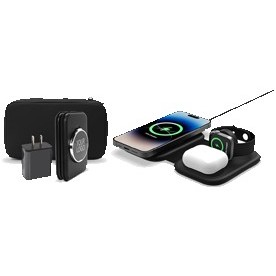 iMojo Qi FC37 MagSafe 3-in-1 Foldable Charging Station 15W