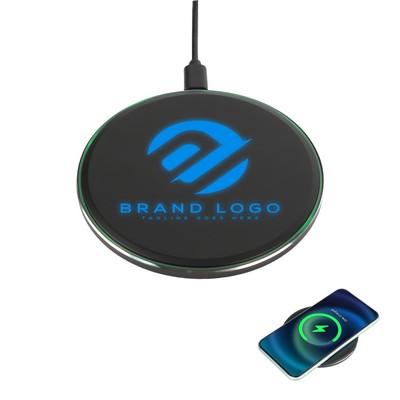 15W Light Up Wireless Charging Pad