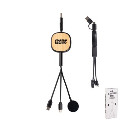 Multi Retractable Charging Cords w/Watch Charger