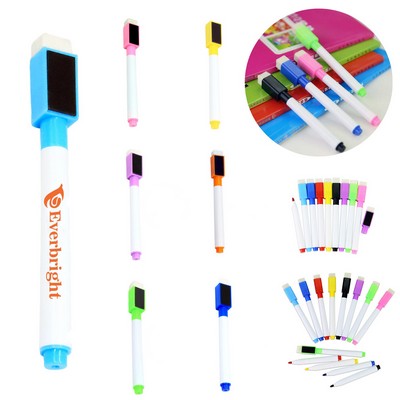 All-in-One Magnetic Whiteboard Marker with Eraser