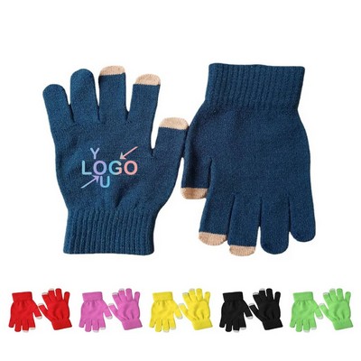 Touchscreen Knit Gloves