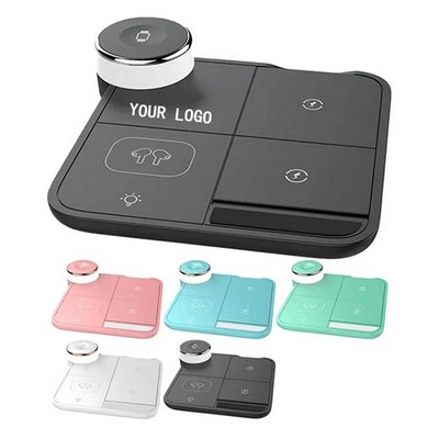 3-in-1 Multi-functional Wireless Charger with RGB Light
